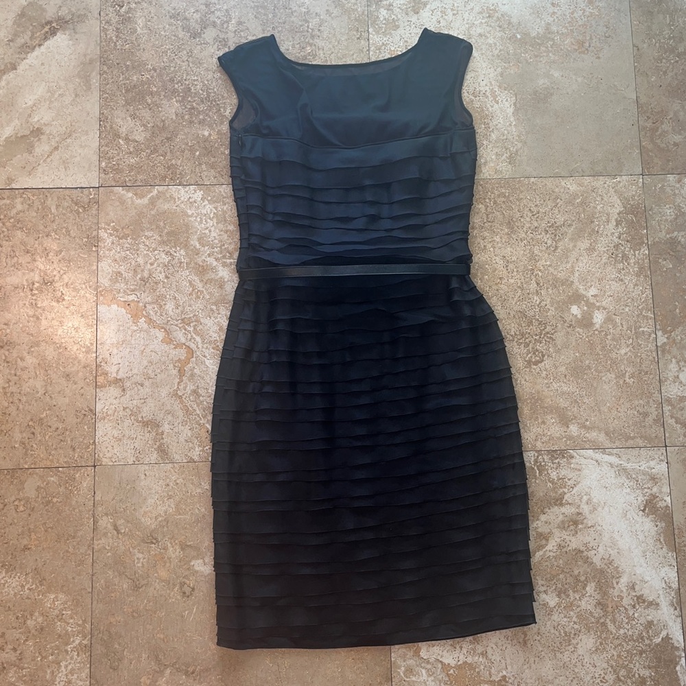 Anne Klein NY black silk dress - Picture 2 of 10